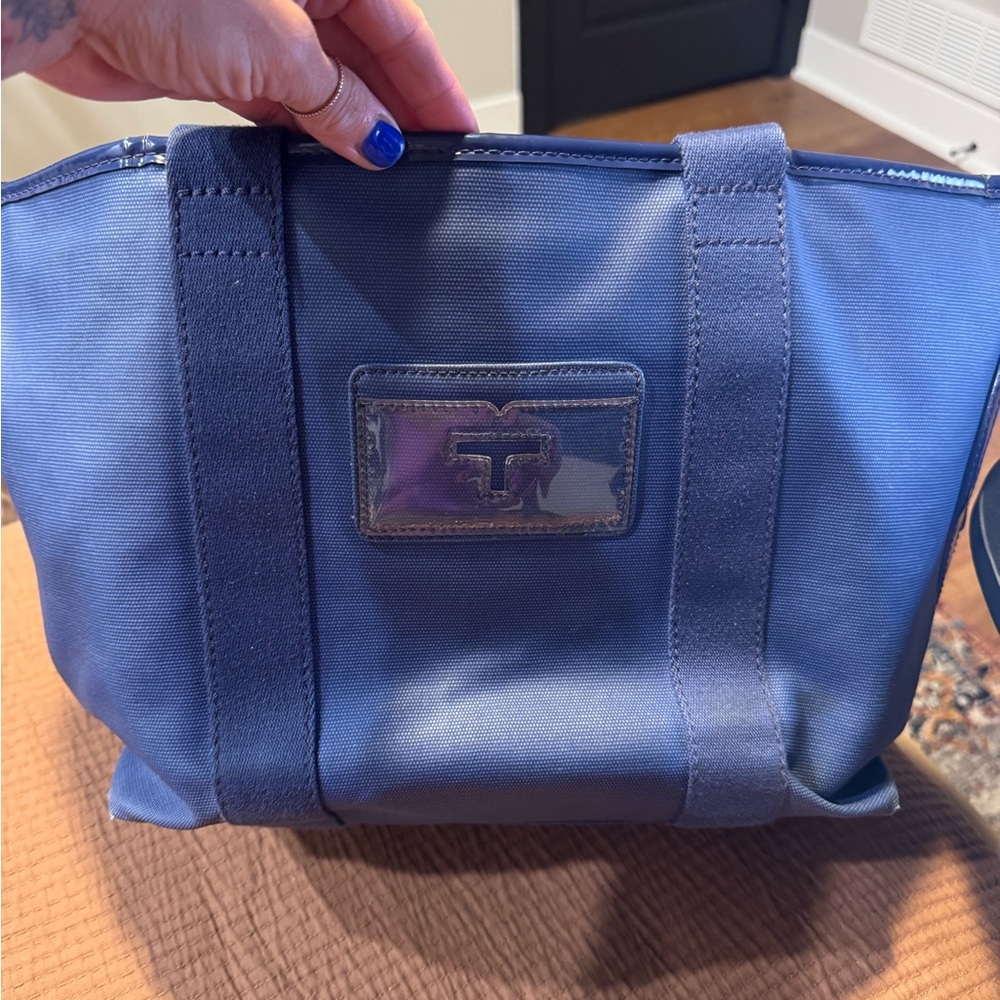 TORY BURCH Beach Tote bright navy Blue Bag Resort - Picture 5 of 11